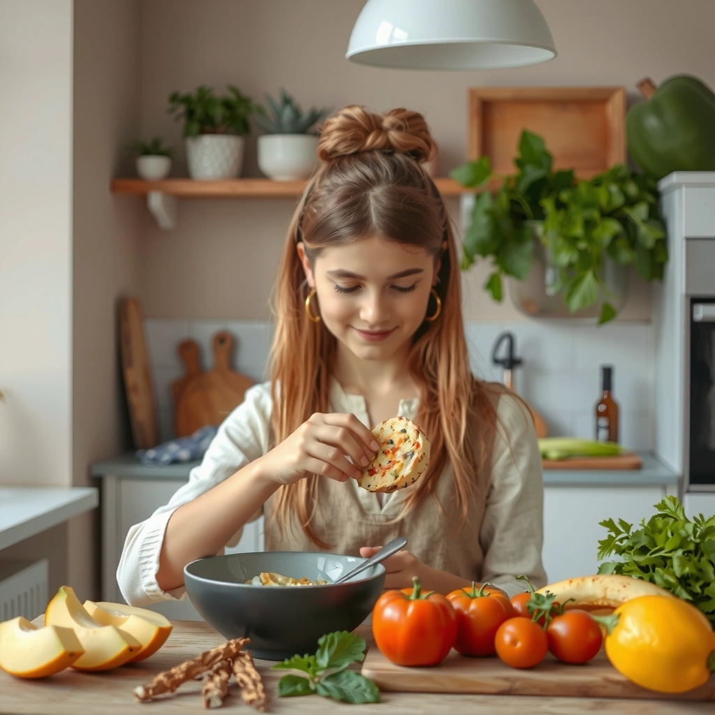Frische Lebensmittel Zubereitung